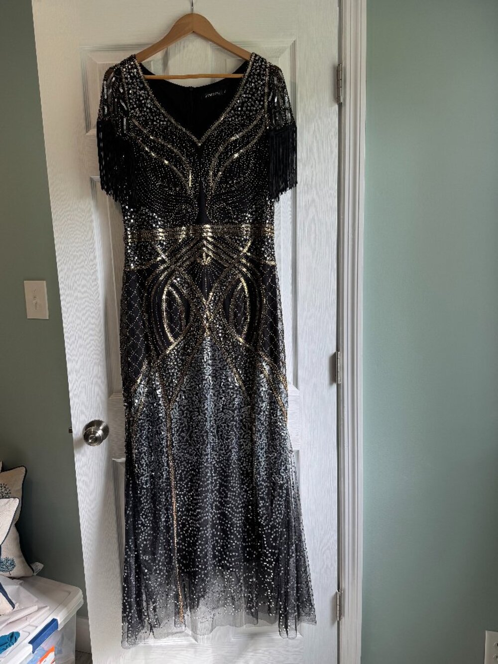 Gorgeous Beaded 1920s Party Dress